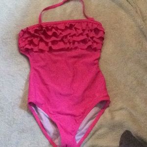 Girls one piece swimsuit